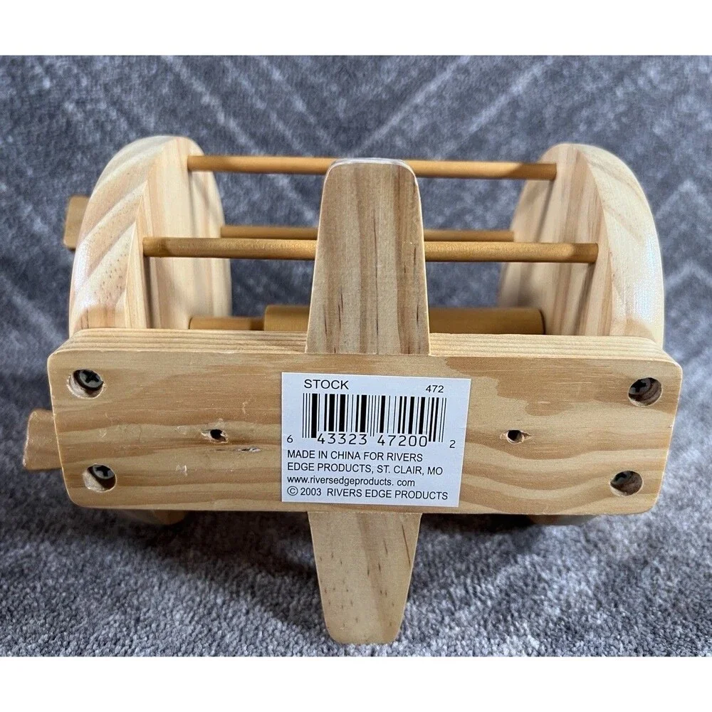 Rivers Edge Products Fishing Reel Toilet Paper Holder Dispenser Stock 475